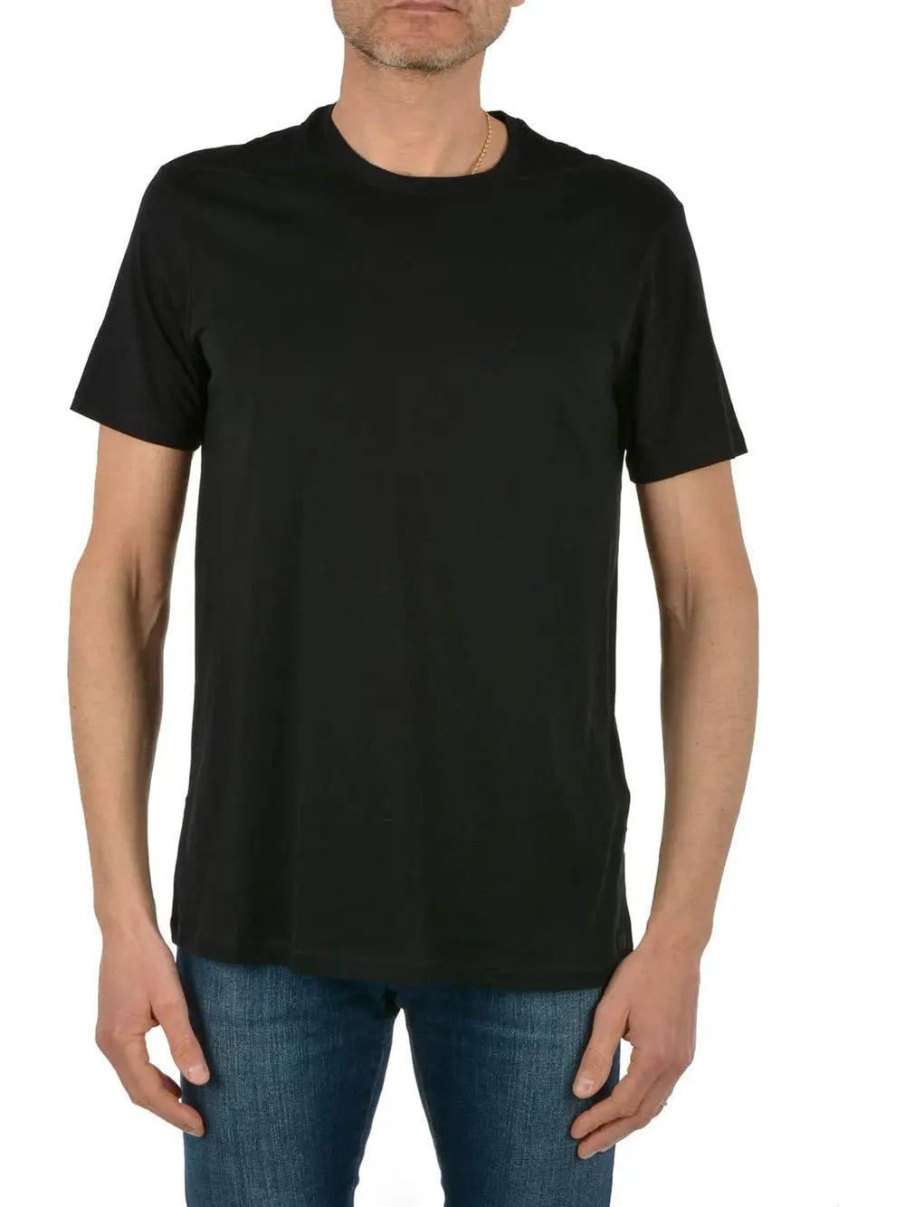 T-Shirt Armani Exchange Uomo Nero Armani Angolo dello Sport