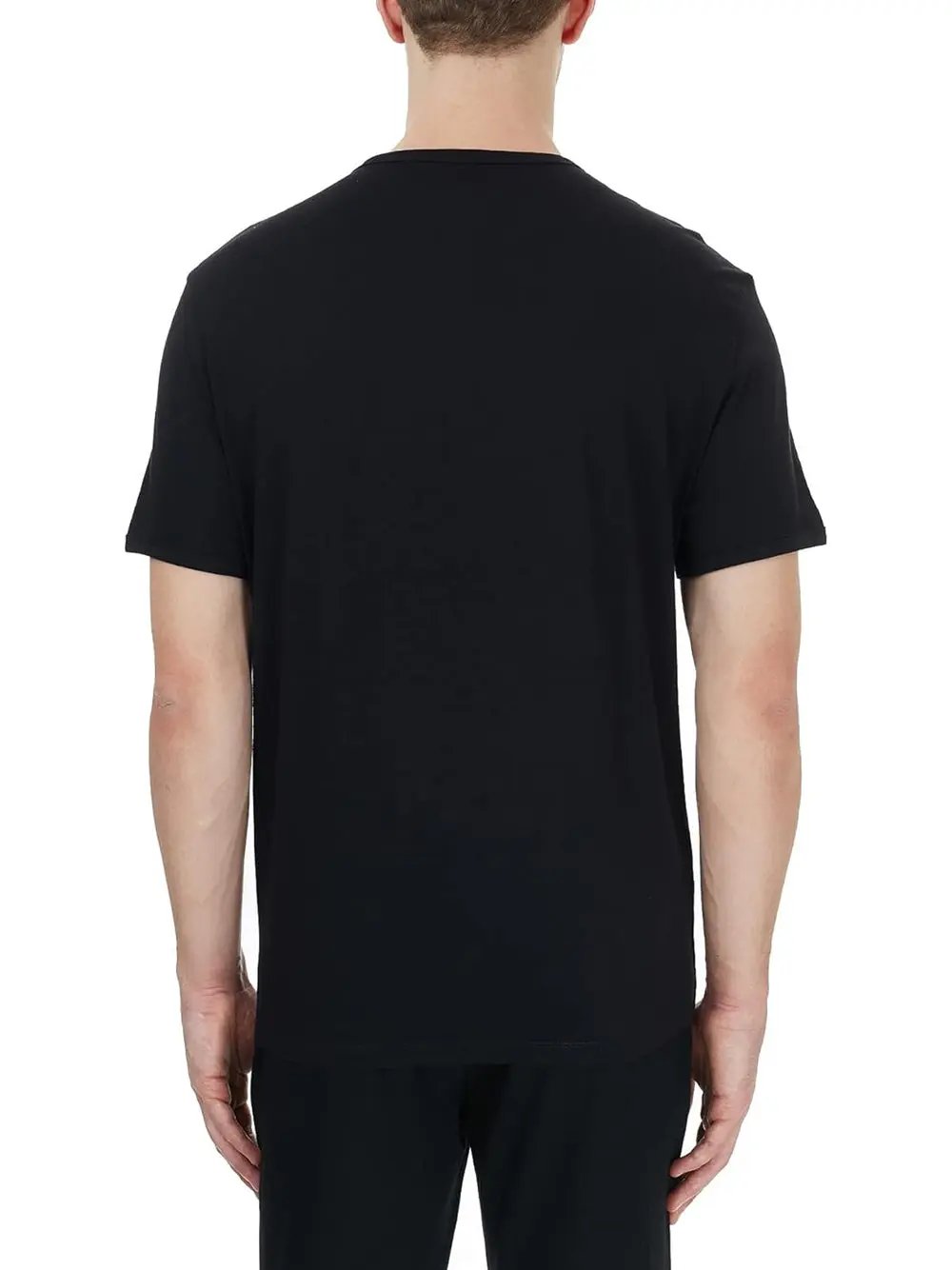 T-Shirt Armani Exchange Uomo Nero Armani Angolo dello Sport