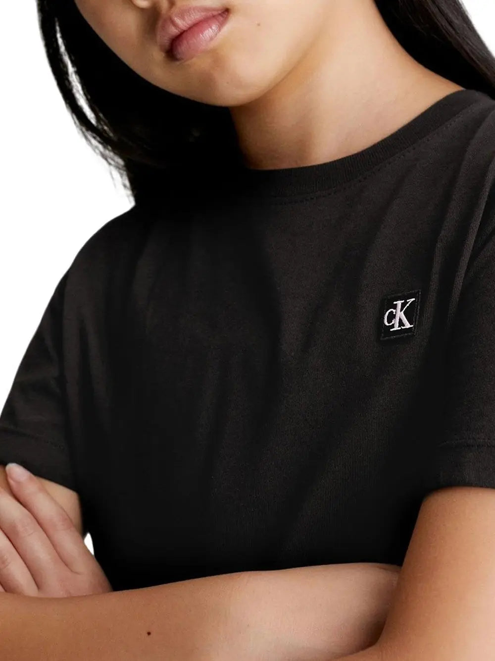 T-Shirt Calvin Klein Jr Bambino - Nero