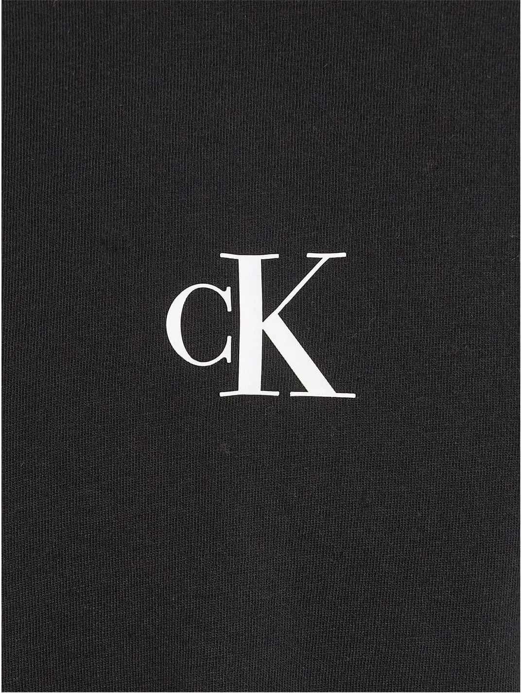 T-Shirt Ck Logo Boxy Calvin Klein Jr Bambina - Nero Calvin Klein Angolo dello Sport