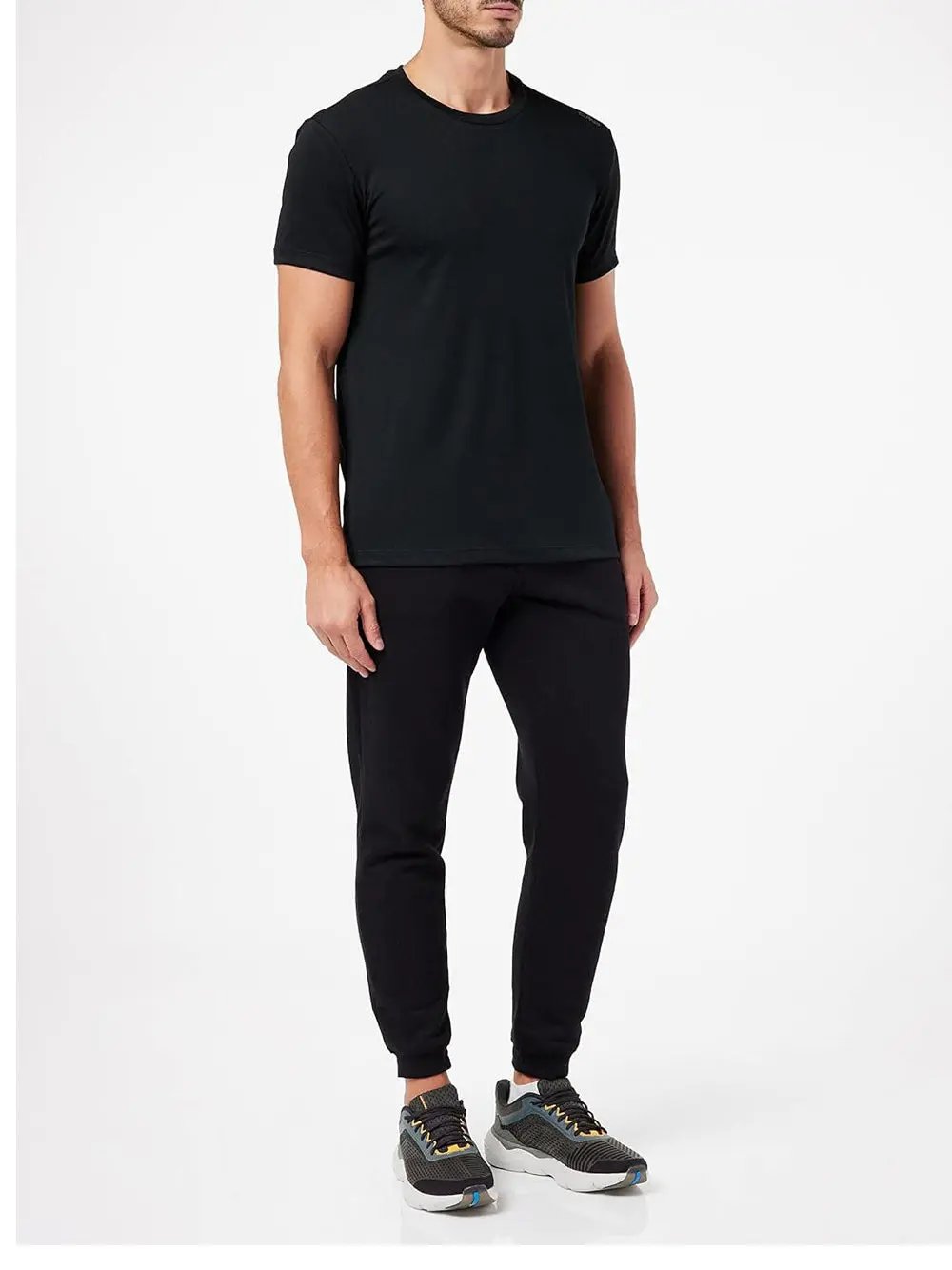 T-Shirt Cmp Uomo Nero Campagnolo Angolo dello Sport