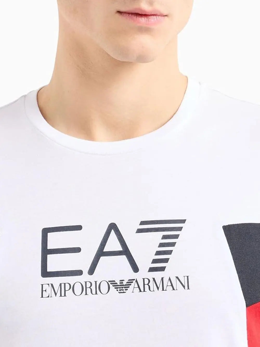 T-Shirt Ea7 Uomo Bianco Ea7 Angolo dello Sport