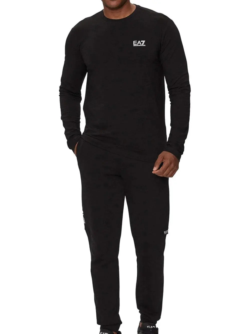 T-Shirt Ea7 Uomo Nero Ea7 Angolo dello Sport