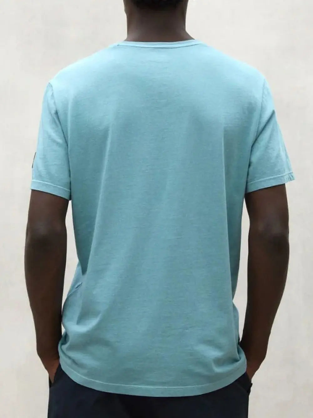 T-Shirt Ecoalf Uomo Celeste Ecoalf Angolo dello Sport