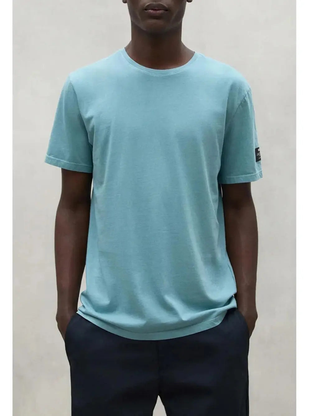 T-Shirt Ecoalf Uomo Celeste Ecoalf Angolo dello Sport