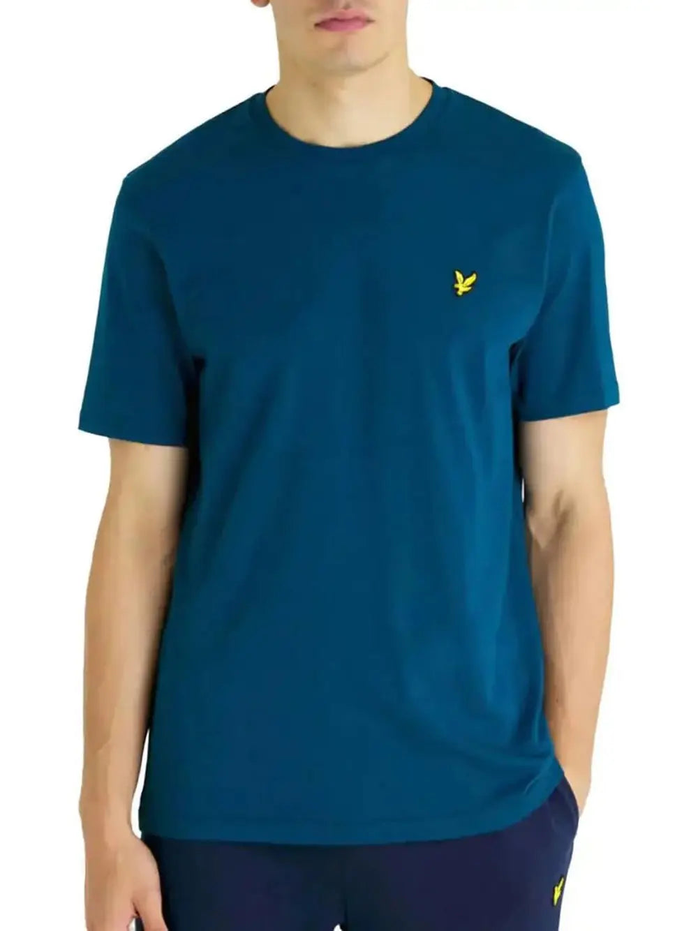 T-Shirt Lyle & Scott Uomo Plain Blu Lyle & Scott  Angolo dello Sport