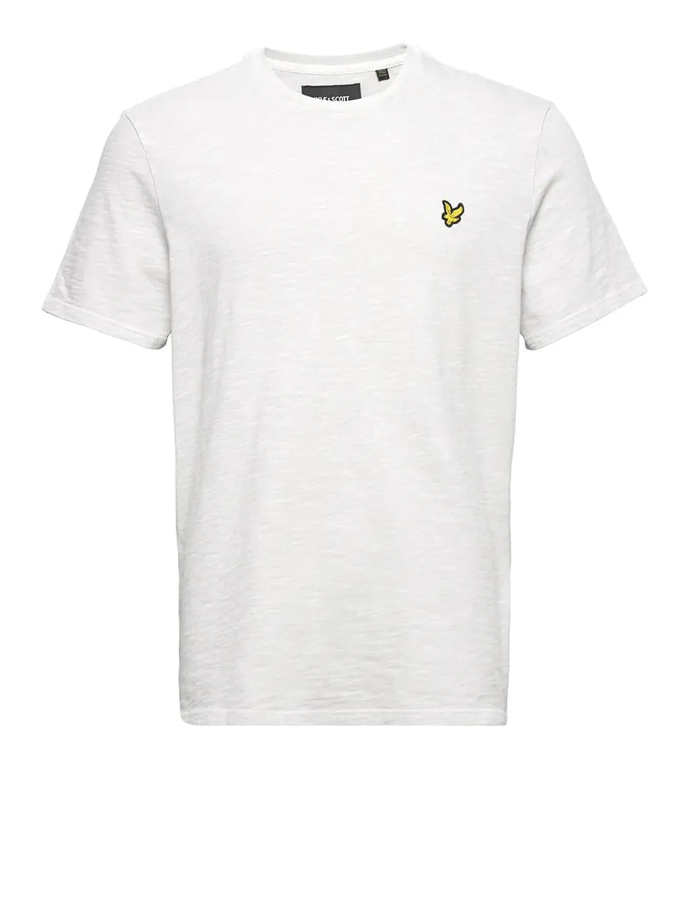 T-Shirt Lyle & Scott Uomo Slub Bianco Lyle & Scott  Angolo dello Sport
