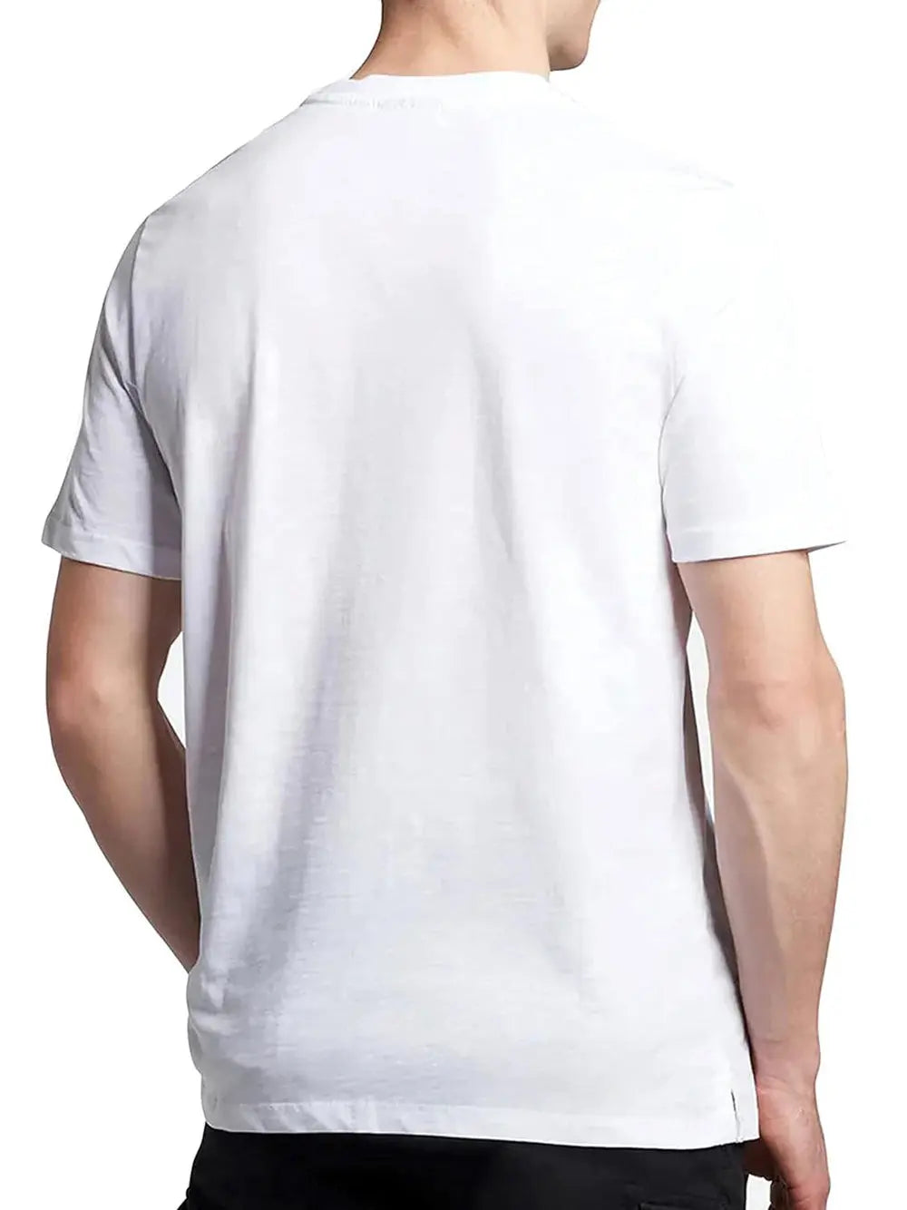T-Shirt Lyle & Scott Uomo Slub Bianco Lyle & Scott  Angolo dello Sport
