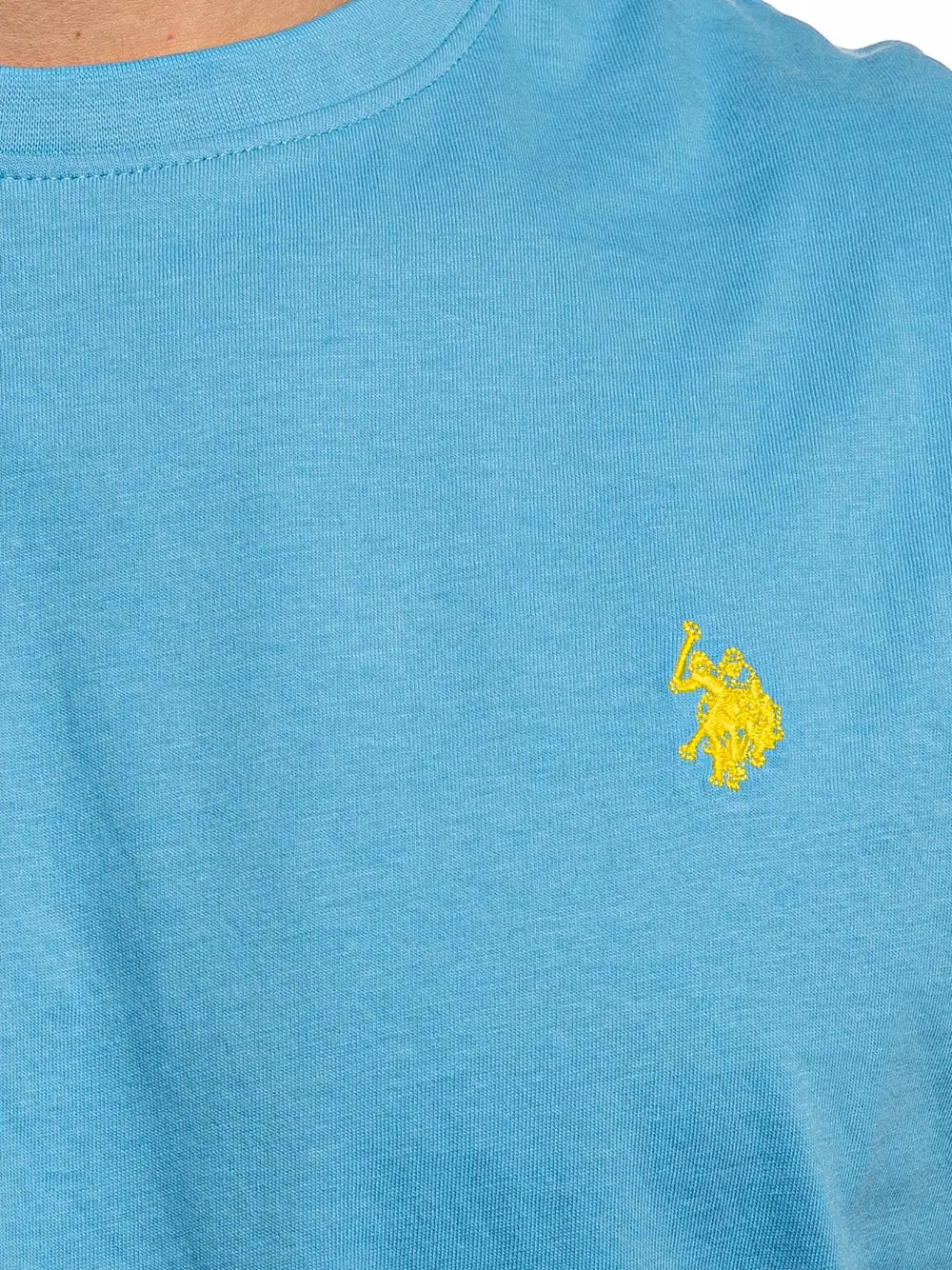 T-Shirt Mick U.s.polo Uomo - Celeste