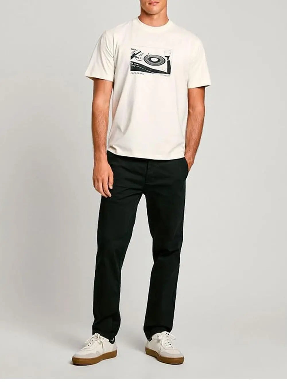 T-Shirt Perry Pepe Jeans Uomo - Bianco
