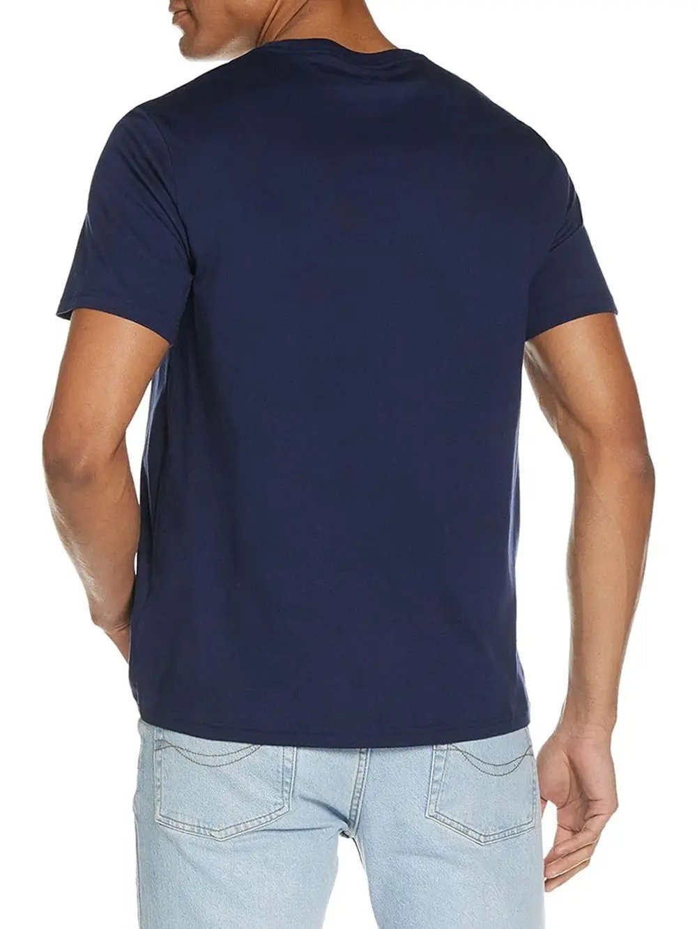 T-Shirt Ralph Lauren Uomo Ss Crew Sleep Top Navy Ralph Lauren Angolo dello Sport