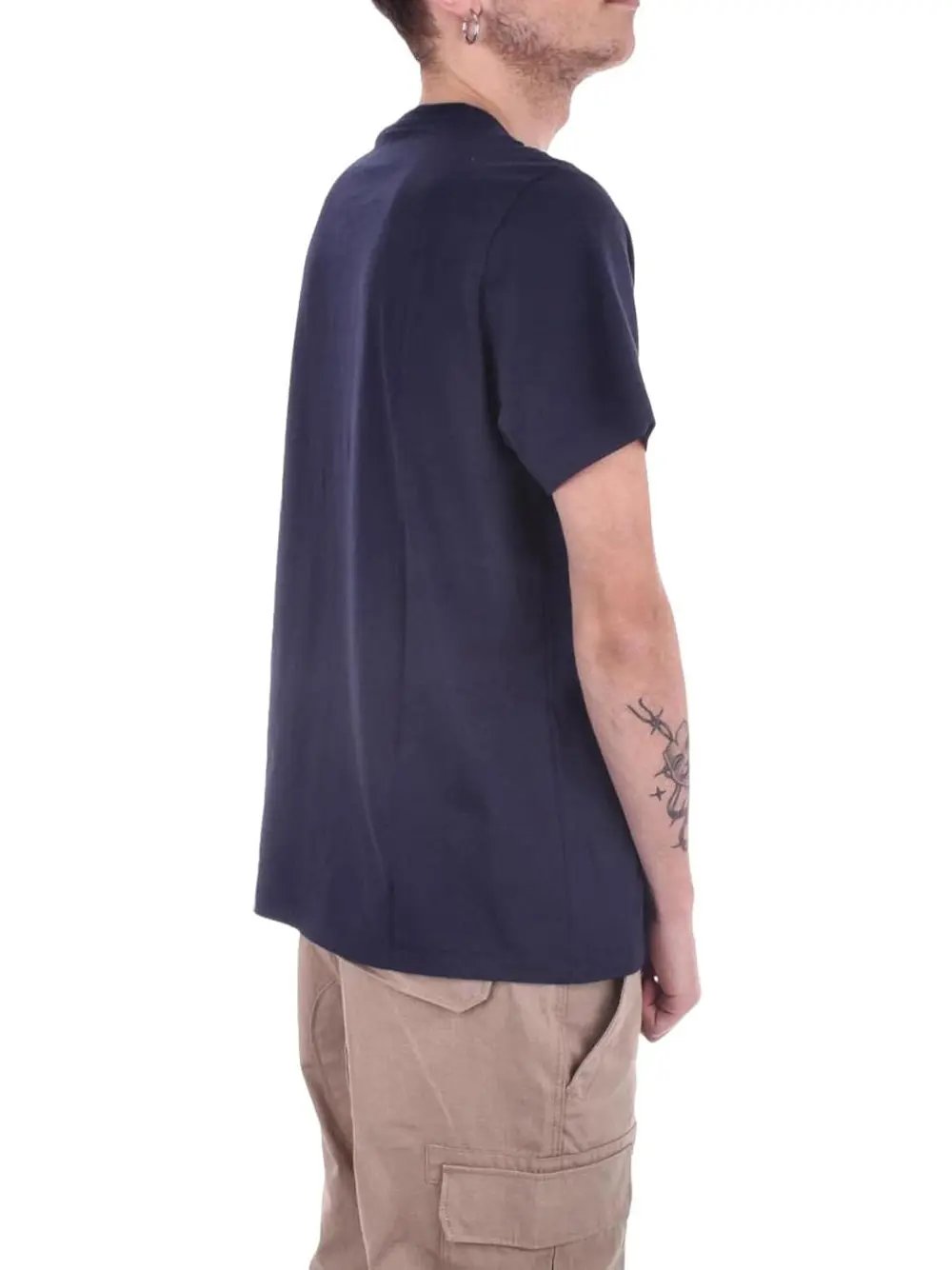 T-Shirt Ralph Lauren Uomo Ss Crew Sleep Top Navy Ralph Lauren Angolo dello Sport