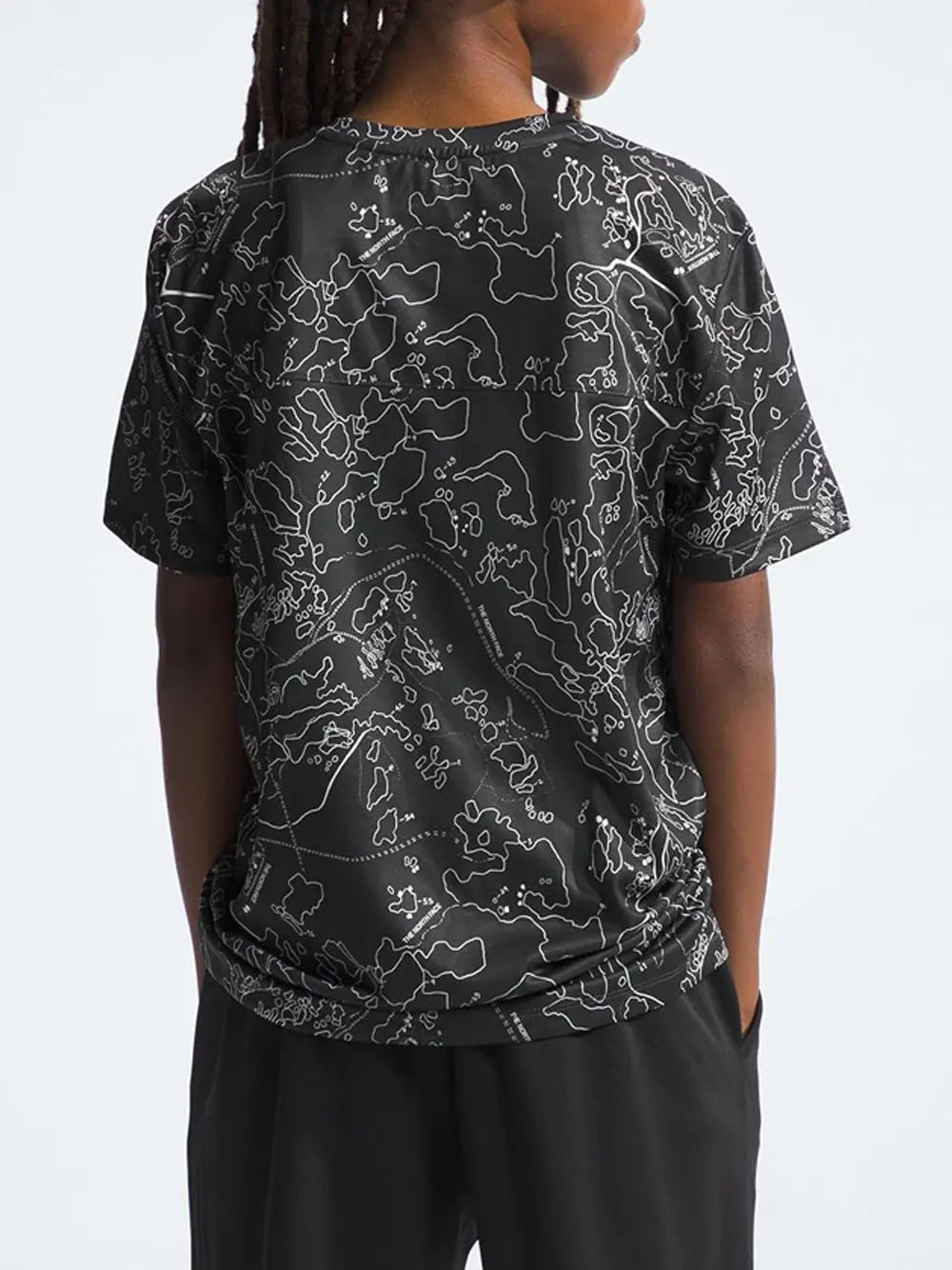 T-Shirt Sportiva The North Face Bambino S/s Never Stop Grigio The North Face Angolo dello Sport