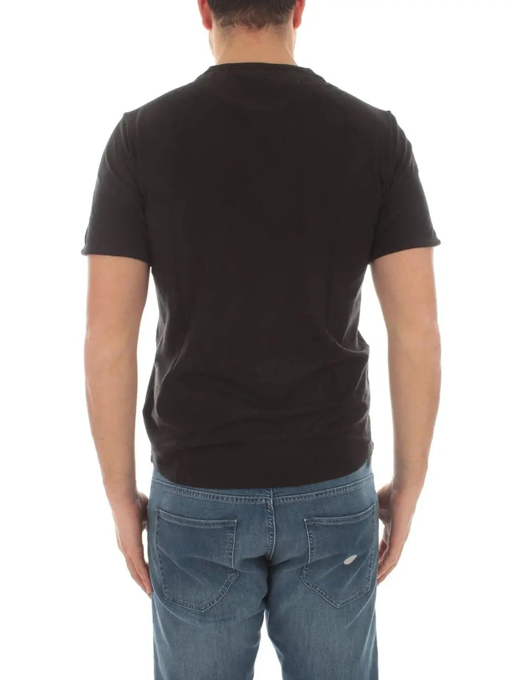 T-Shirt Sun 68 Uomo Round Bottom Nero Sun 68 Angolo dello Sport