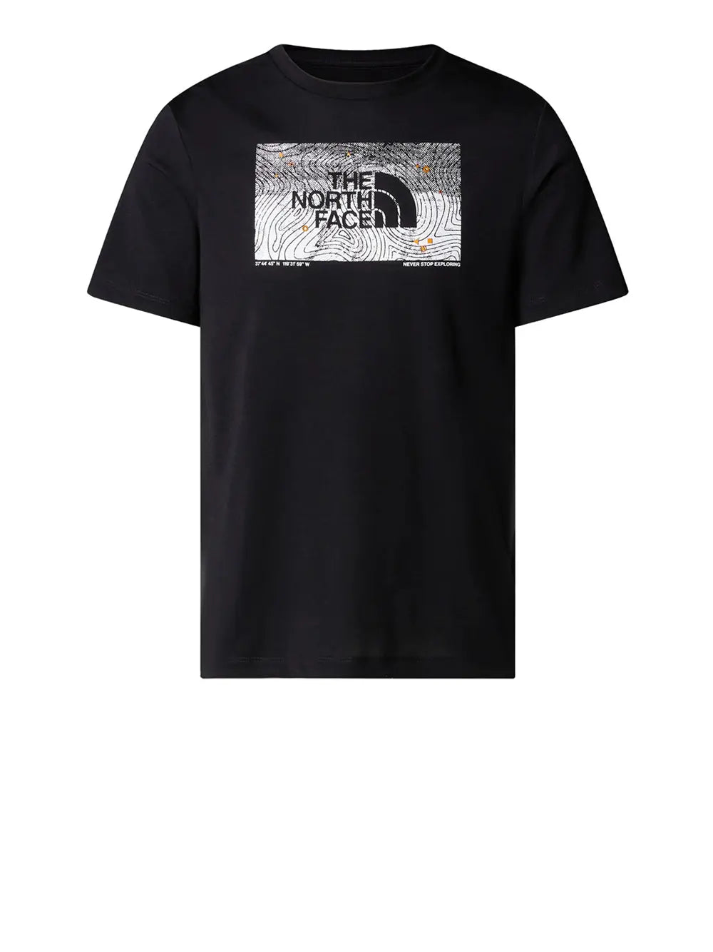 T-Shirt The North Face Foundation Abstract Uomo - Nero