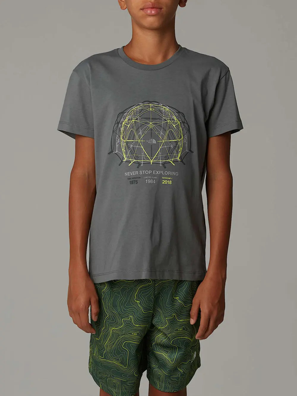 T-Shirt The North Face Graphic Relaxed Uomo - Grigio