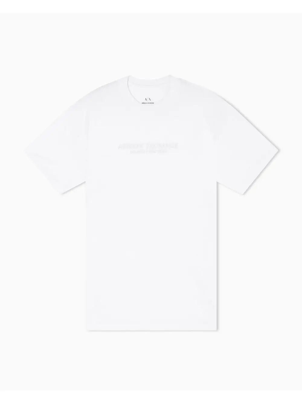 T-shirt Armani Regular Fit in Jersey di Cotone Uomo - Bianco