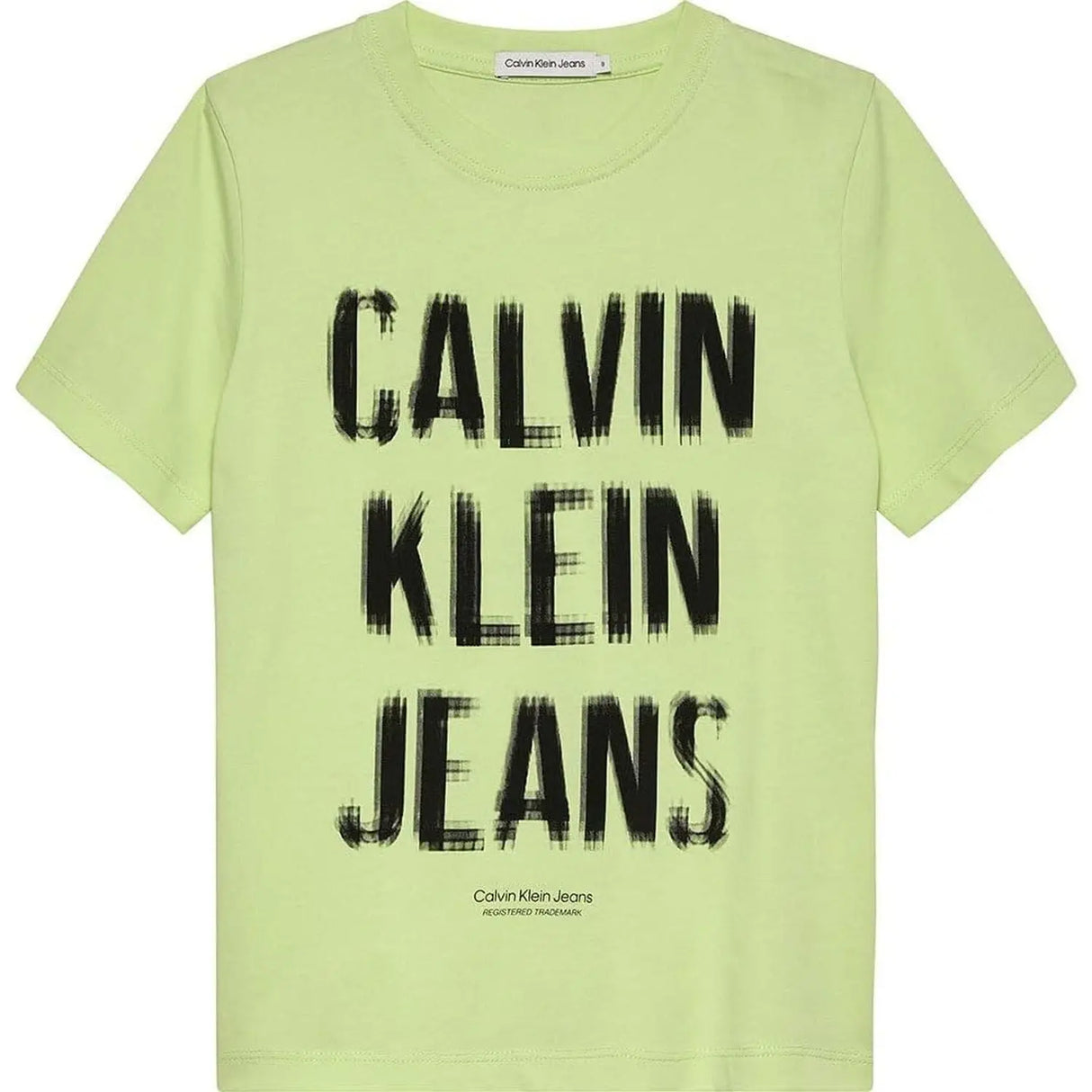 T-shirt CALVIN KLEIN Bambino PIXEL LOGO RELAXED Turchese CALVIN KLEIN Angolo dello Sport