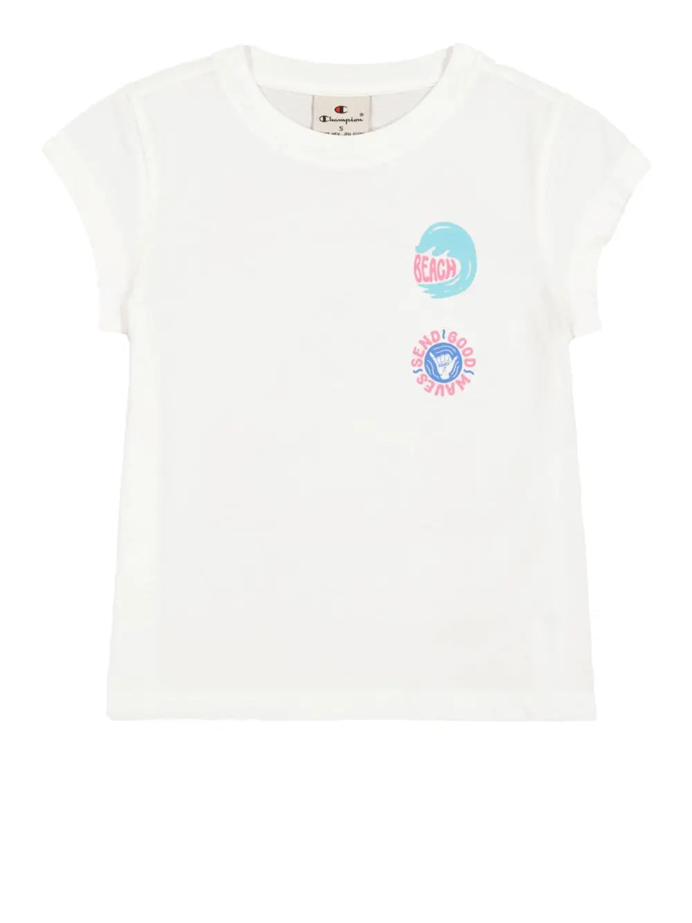 T-shirt Champion Bambina - Bianco