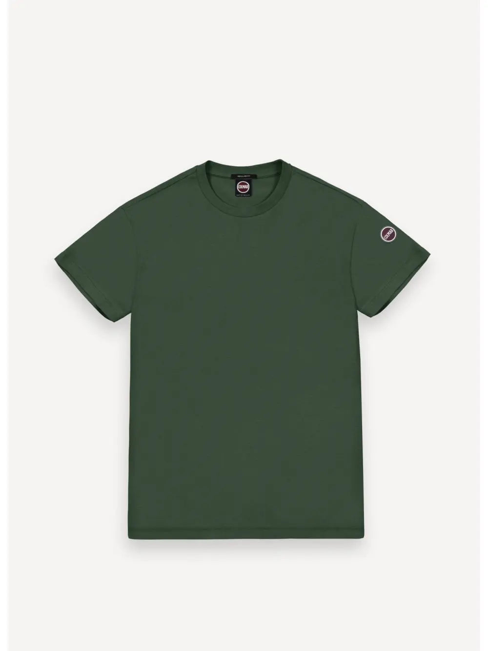 T-shirt Colmar logata in piqué di cotone Uomo - Verde