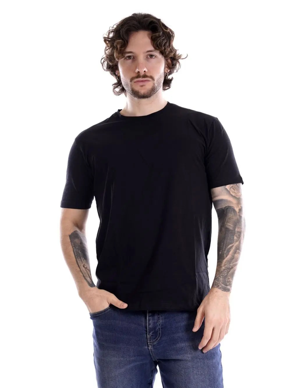 T-shirt Gianni Lupo Uomo - Nero