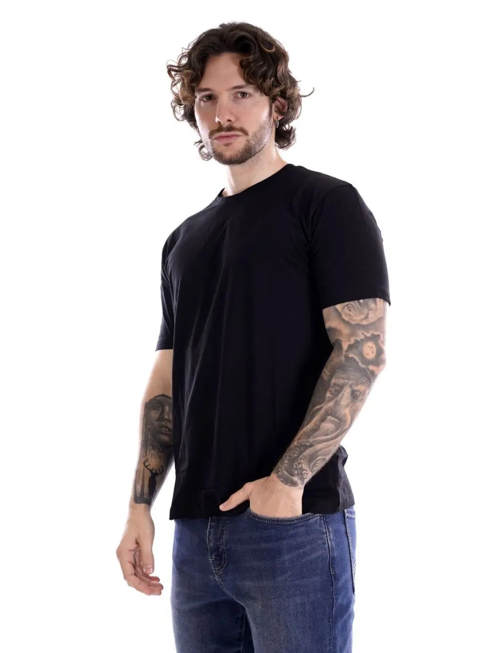 T-shirt Gianni Lupo Uomo - Nero