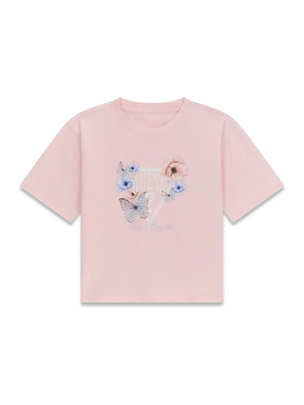 T-shirt Guess MIDI con logo stampato Bambina - Rosa