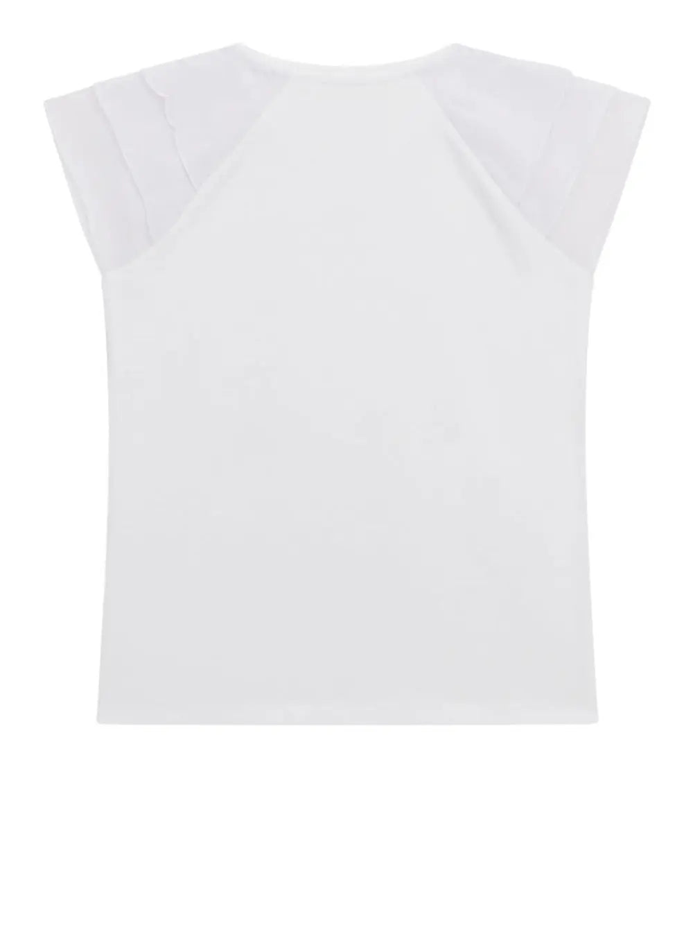 T-shirt Guess jr Bambina - Bianco