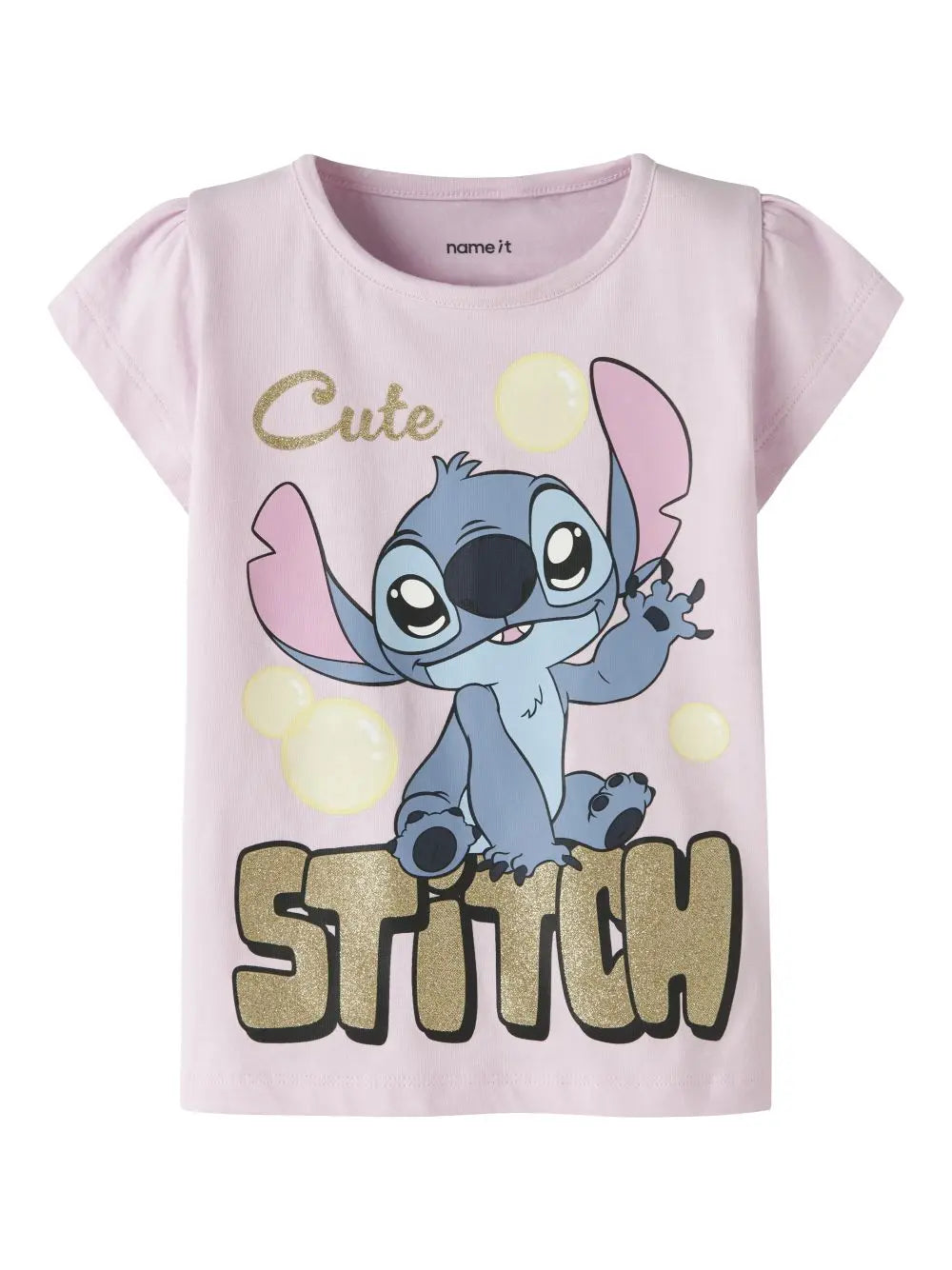 T-shirt Name It FUBA STITCH SS BOX NOOS WDI Bambina - Rosa