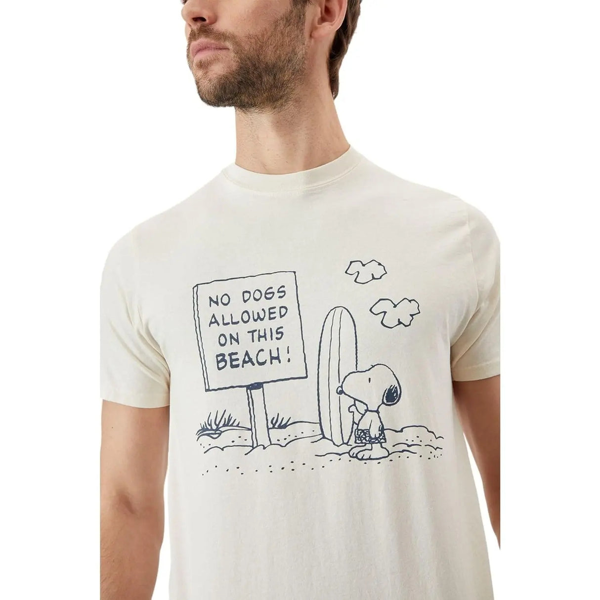 T-shirt ROY ROGER'S Uomo peanuts xxxx Avorio ROY ROGER'S Angolo dello Sport