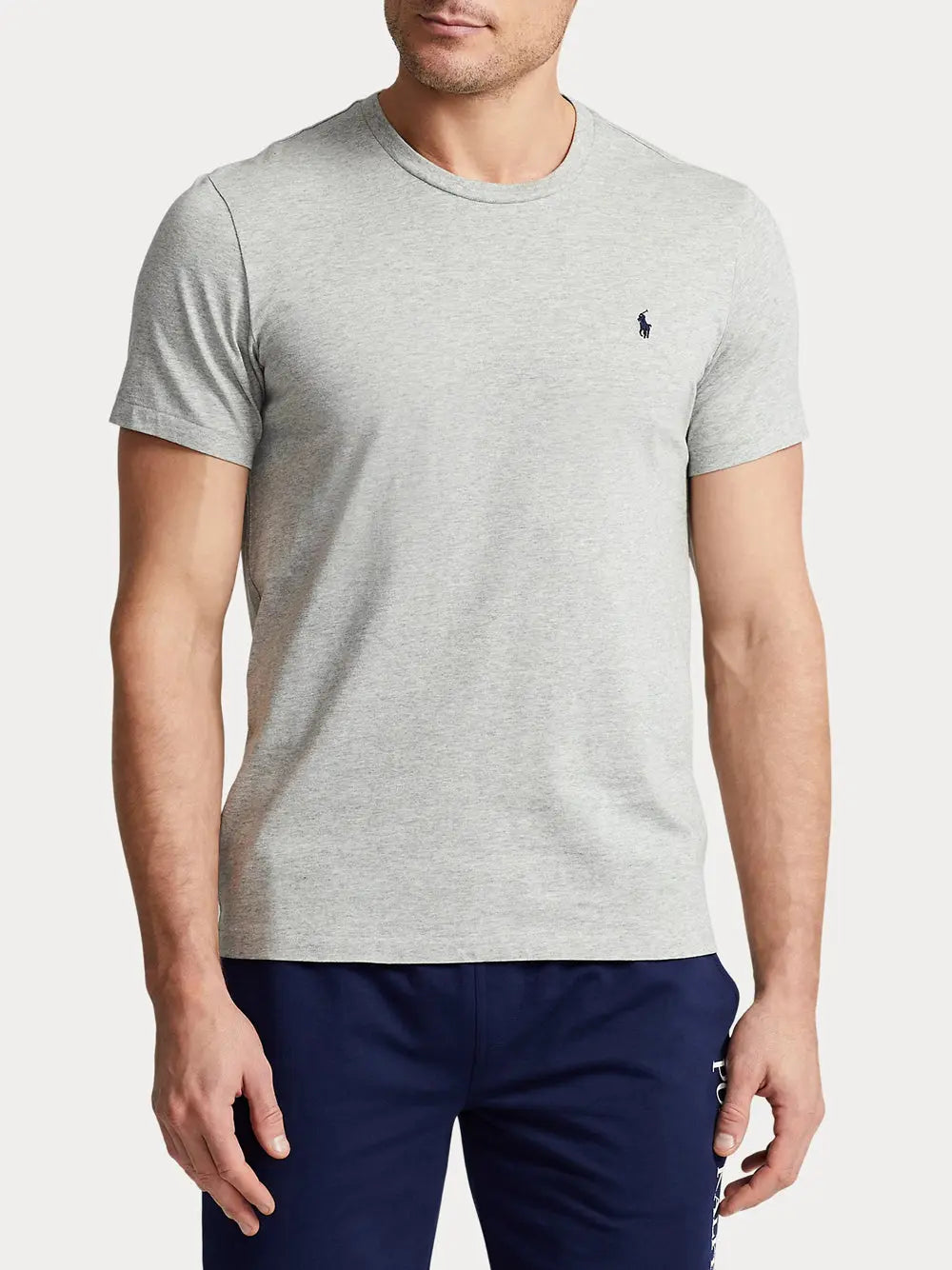 T-shirt Ralph Lauren S/S Crew-Sleep-Top Uomo - Grigio