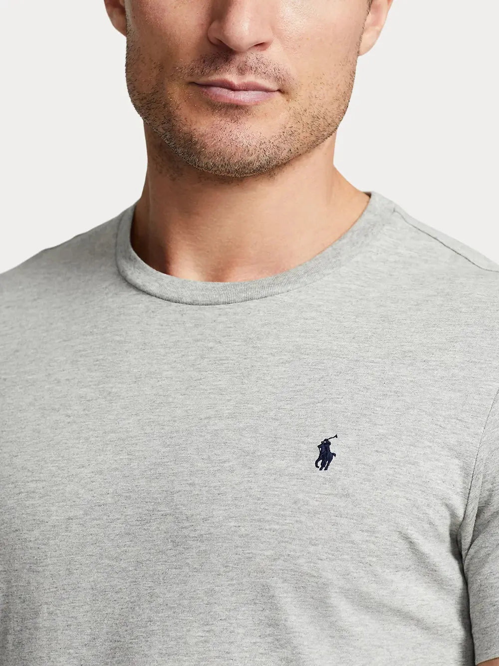 T-shirt Ralph Lauren S/S Crew-Sleep-Top Uomo - Grigio