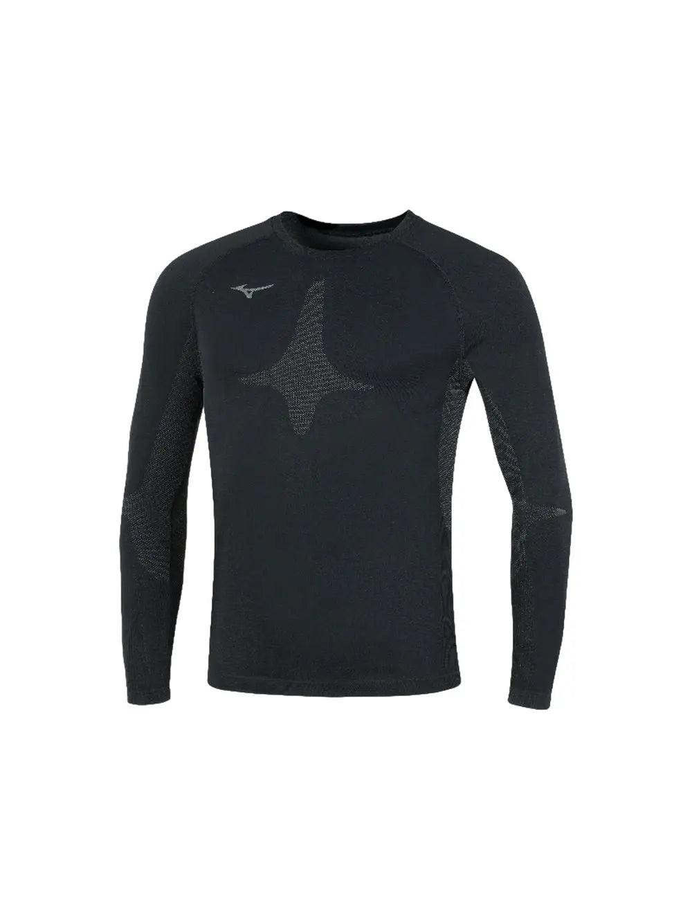 T-shirt Sportiva Mizuno TEAM LONG SLEEVE UNDERWEAR Uomo - Nero