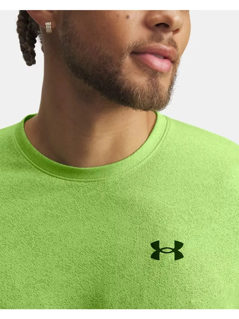 T-shirt Sportiva Under Armour UA TECH PIXELATE Uomo - Verde