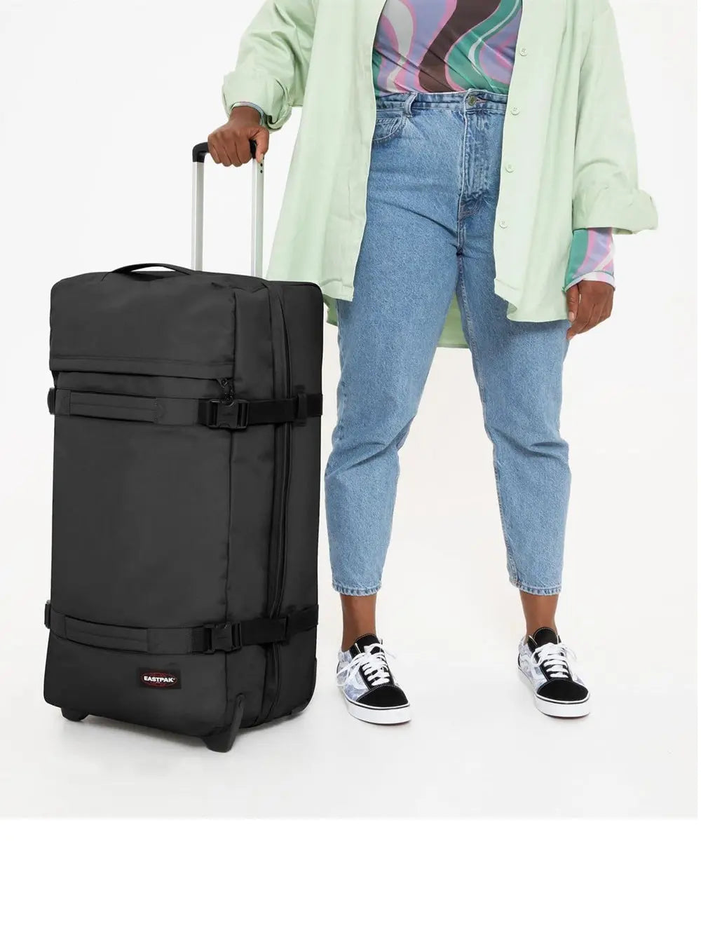 Trolley Eastpak Unisex Transit'r M Nero Eastpak Angolo dello Sport
