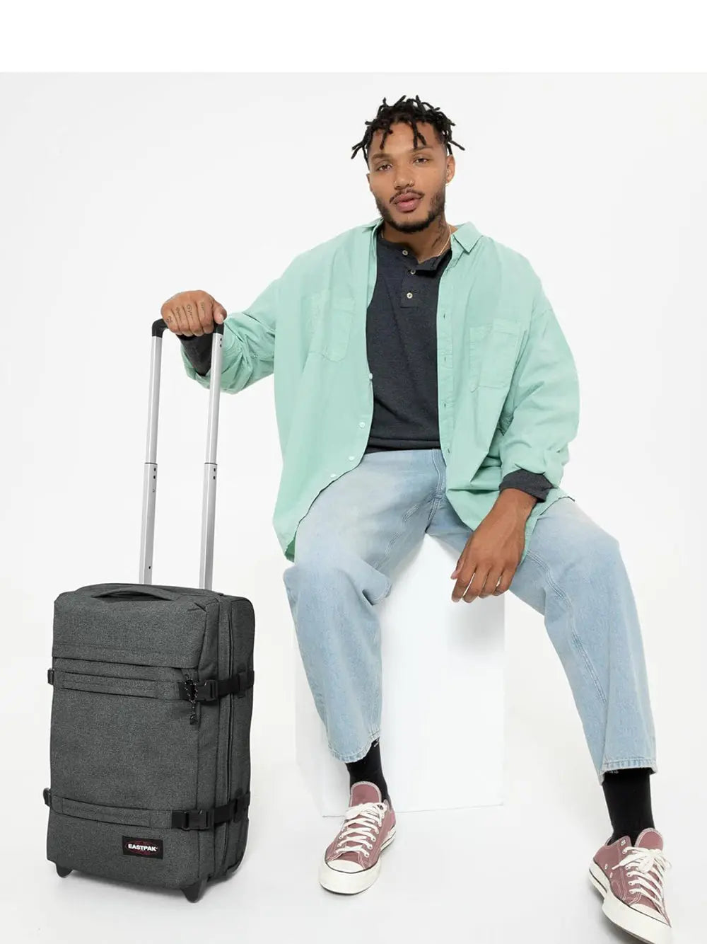 Trolley Eastpak Unisex Transit'r S Nero Eastpak Angolo dello Sport