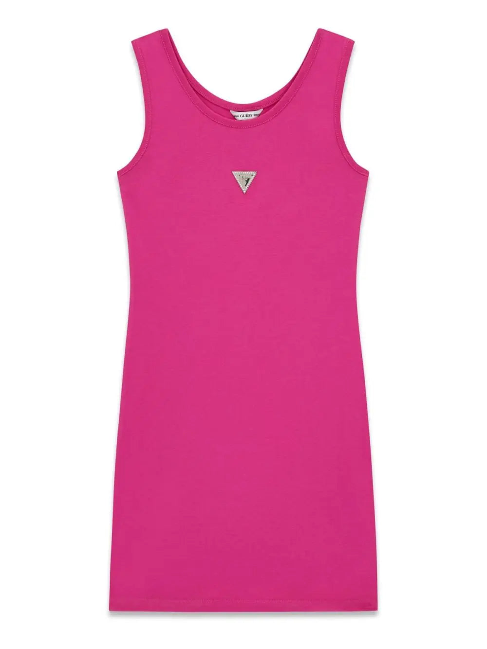 Vestito Guess STRETCH JERSEY TANK midi in misto cotone Bambina - Fuxia