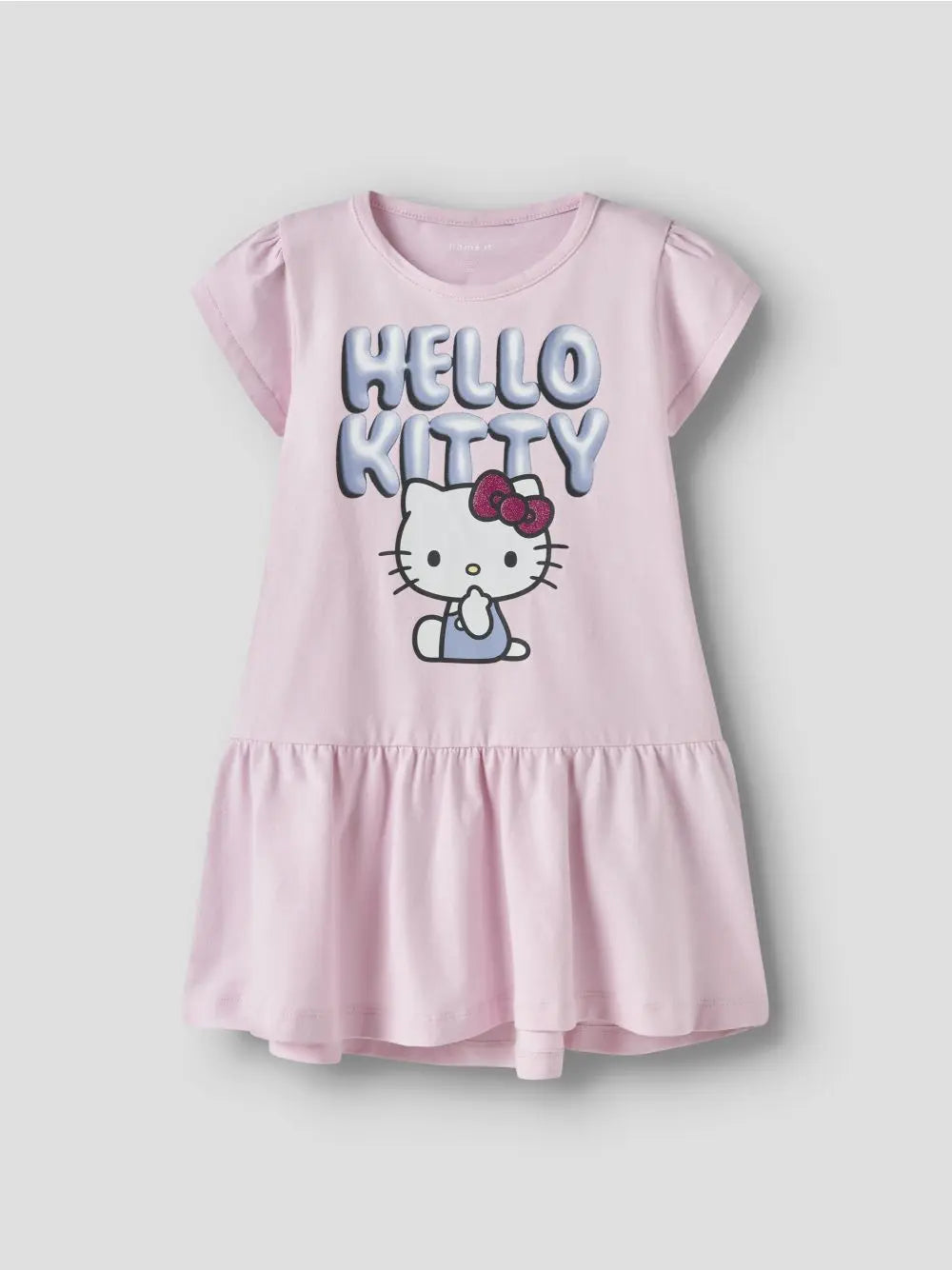 Vestito Name It FIDI HELLOK SS SKY Bambina - Rosa