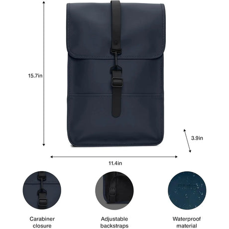 Zaino RAINS Unisex MINI Navy RAINS  Angolo dello Sport
