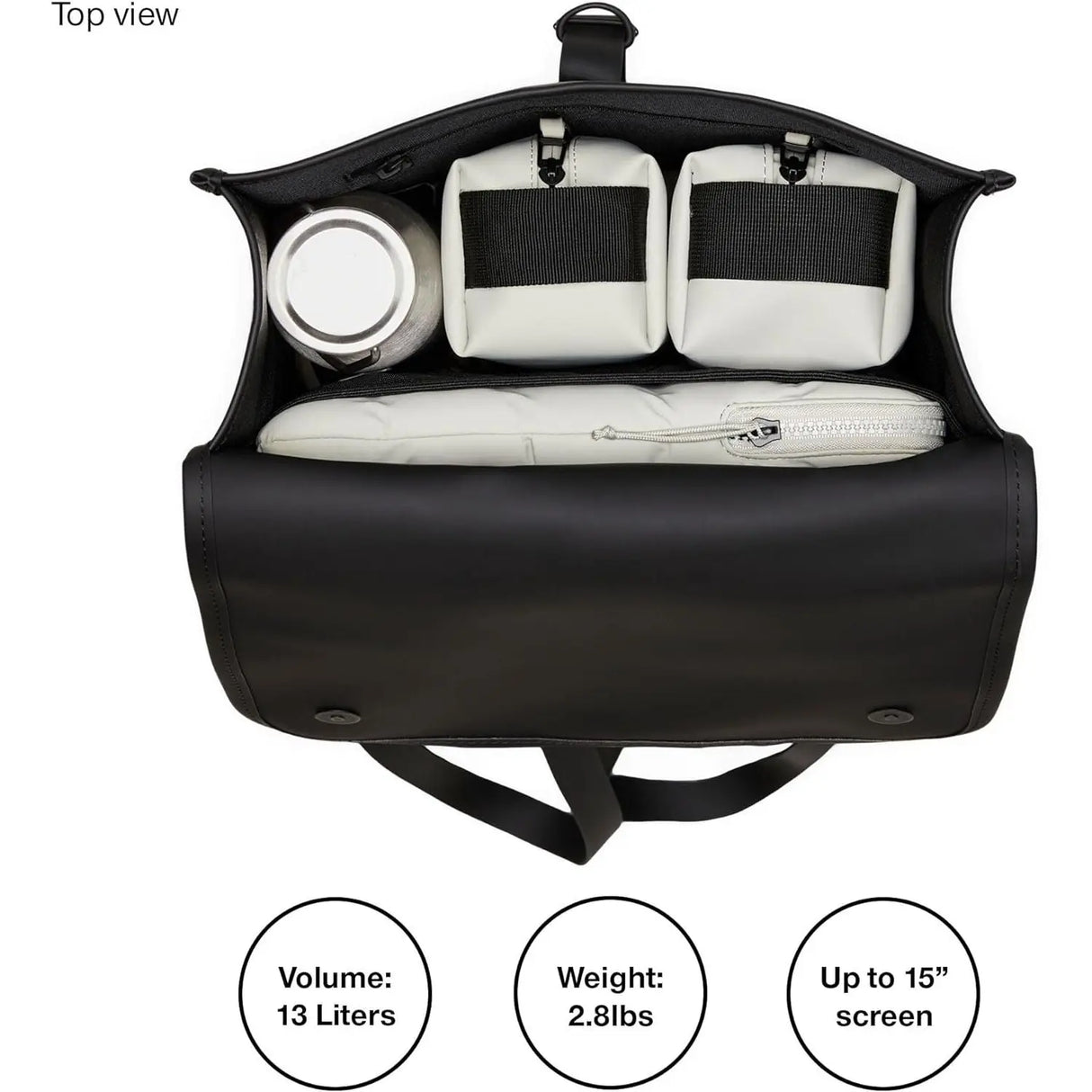 Zaino RAINS Unisex Navy RAINS Angolo dello Sport