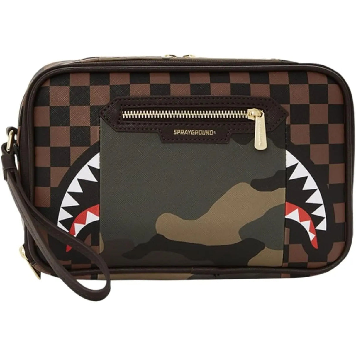 Beauty Case SPRAYGROUND Unisex sip with camo accent Marrone