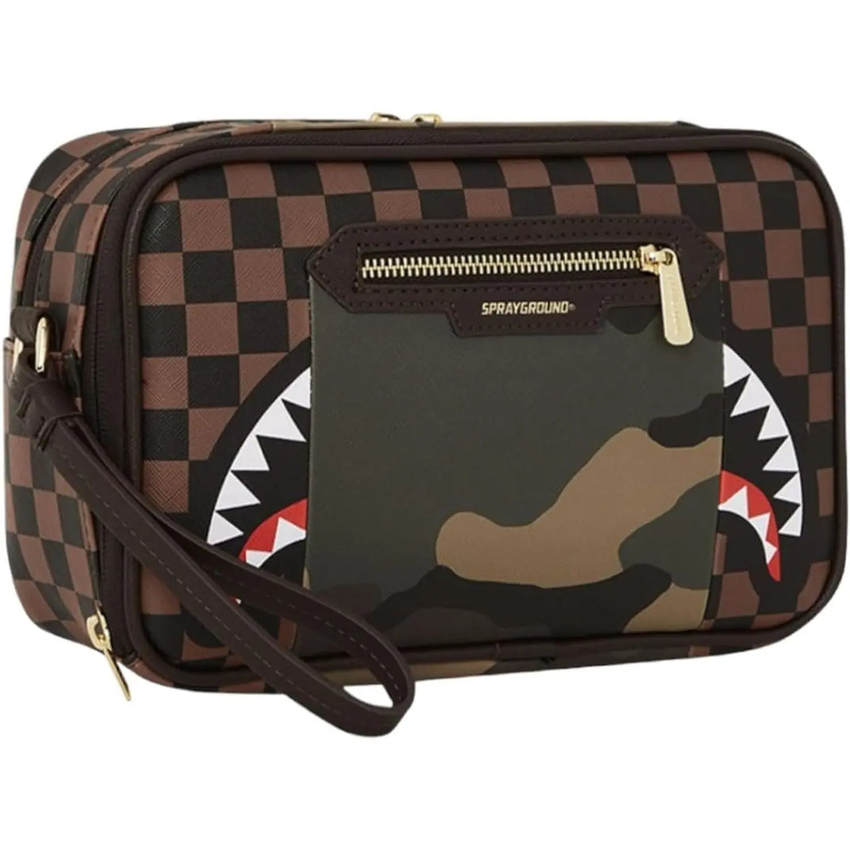 Beauty Case SPRAYGROUND Unisex sip with camo accent Marrone