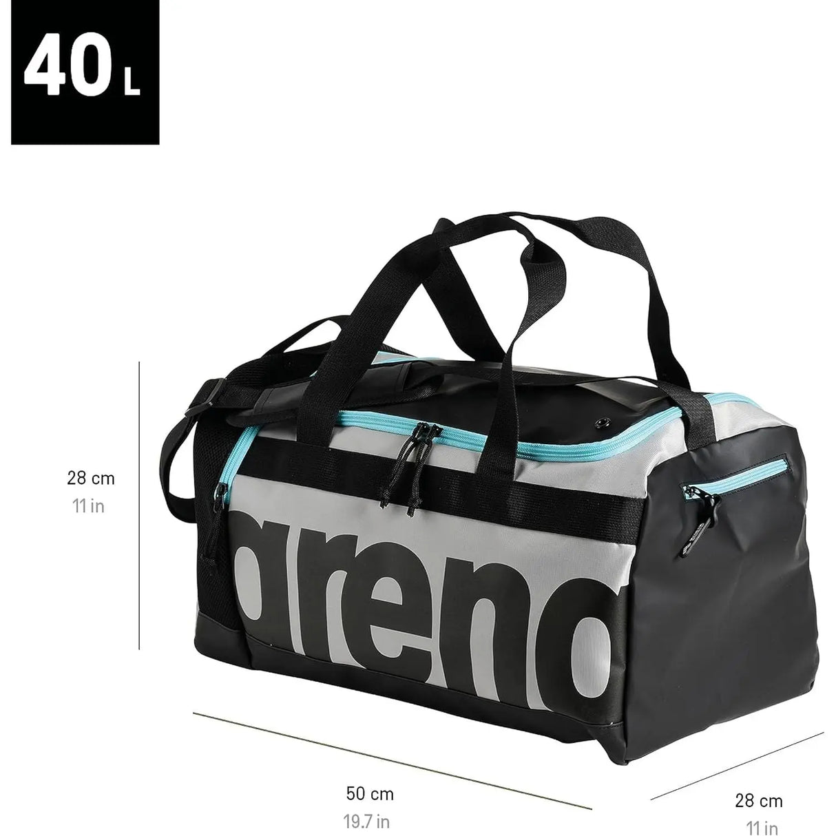 Borsa ARENA Unisex spiky iii duffle 40 Giallo