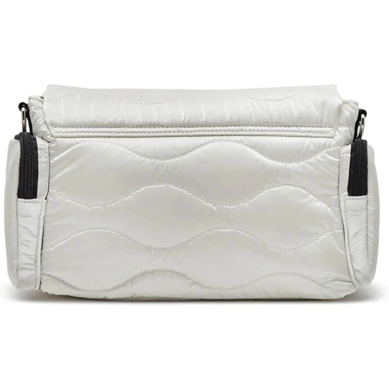 Borsa BLAUER Donna PADDED NYLON CROSSBODY Bianco