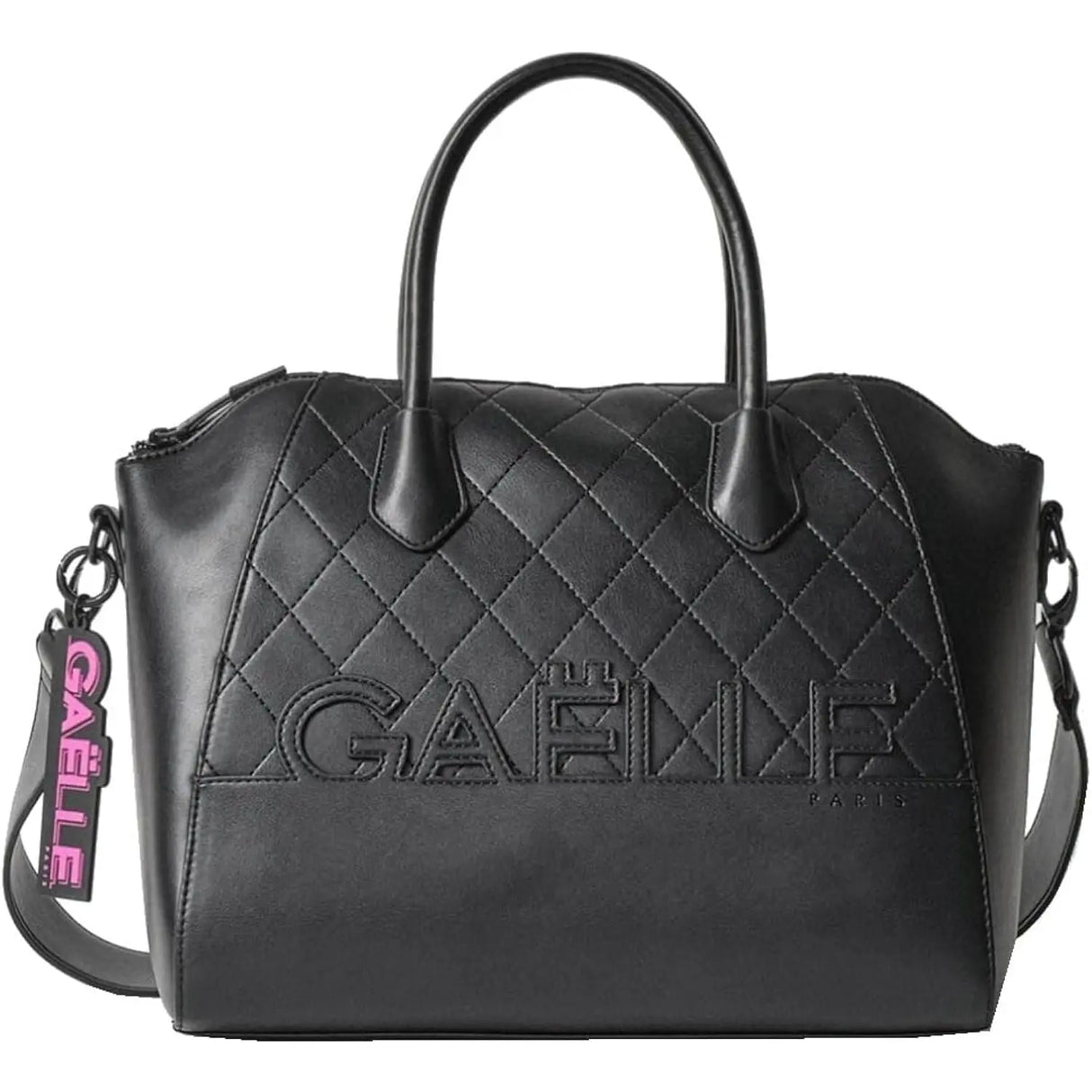 Borsa GAELLE Donna MAXI ECO MATELASSE PORTACHIAVI Nero GAELLE Angolo dello Sport