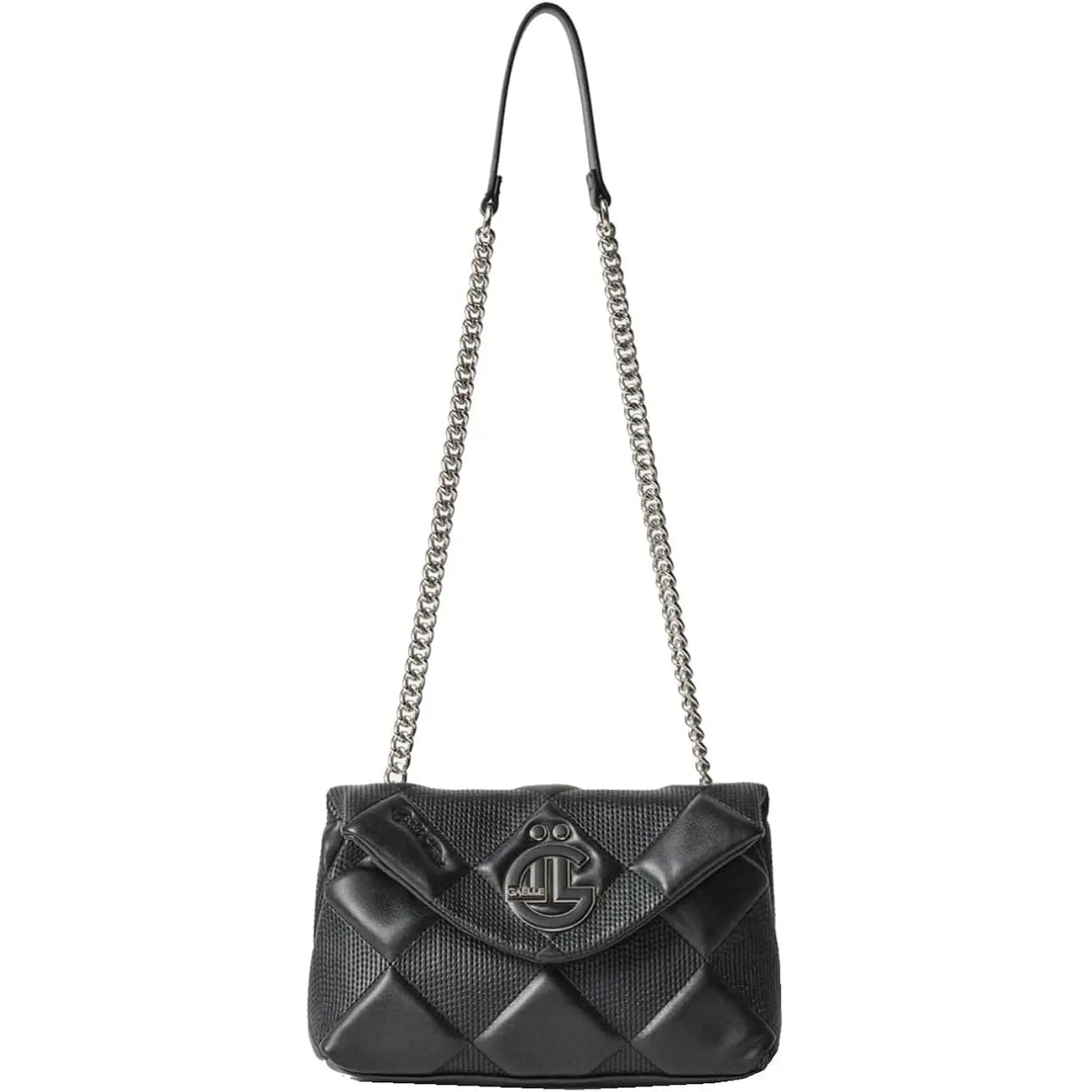 Borsa GAELLE Donna REGULAR STRAP IN ECO LOGO MONOGRAM Nero GAELLE Angolo dello Sport