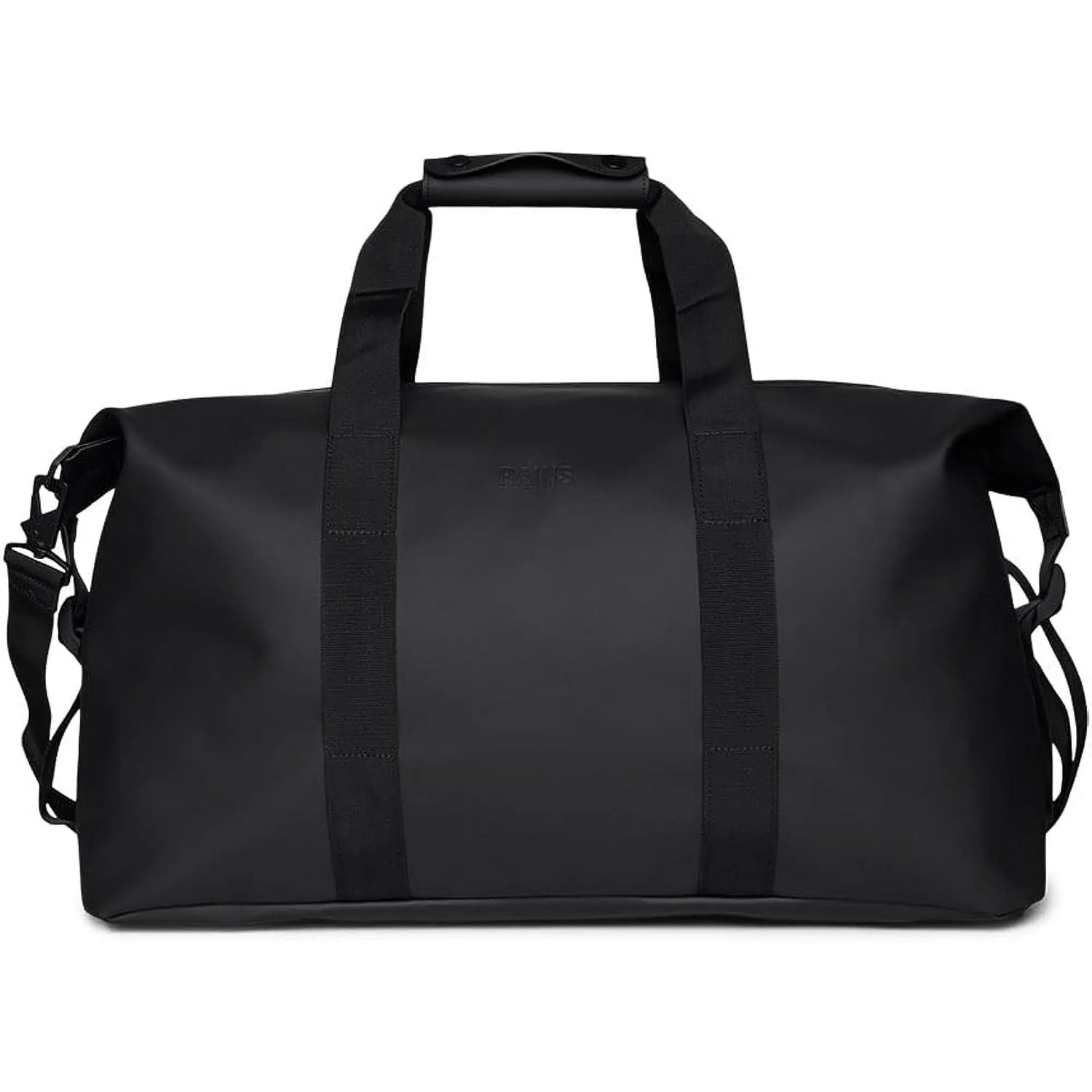 Borsa RAINS Unisex hilo weekend bag Nero