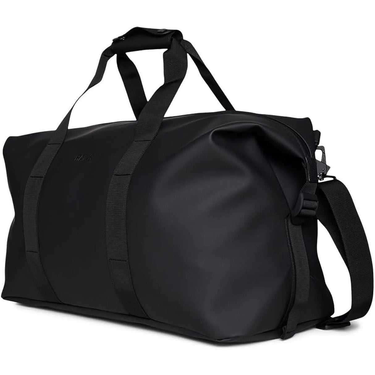 Borsa RAINS Unisex hilo weekend bag Nero