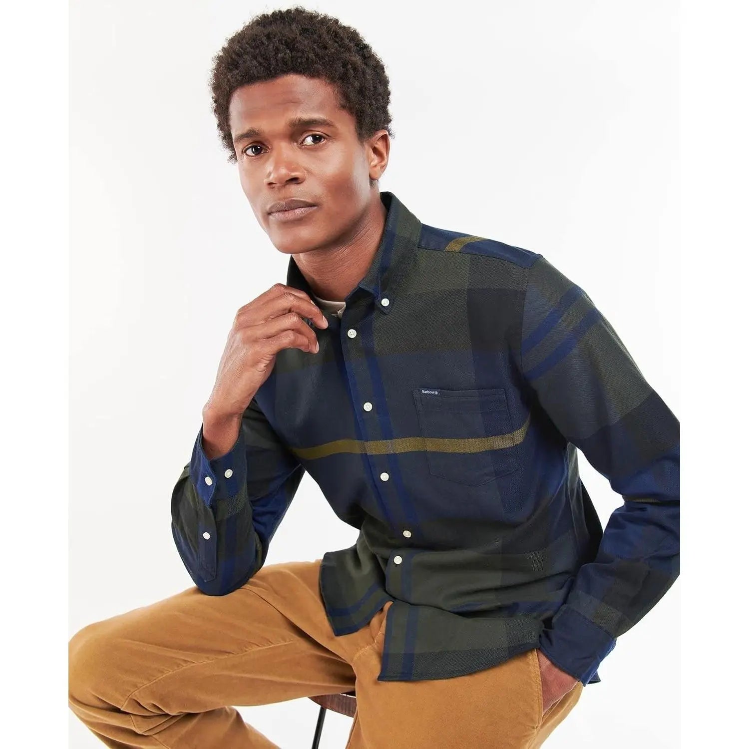 Camicia BARBOUR Uomo dunoon tailored Verde