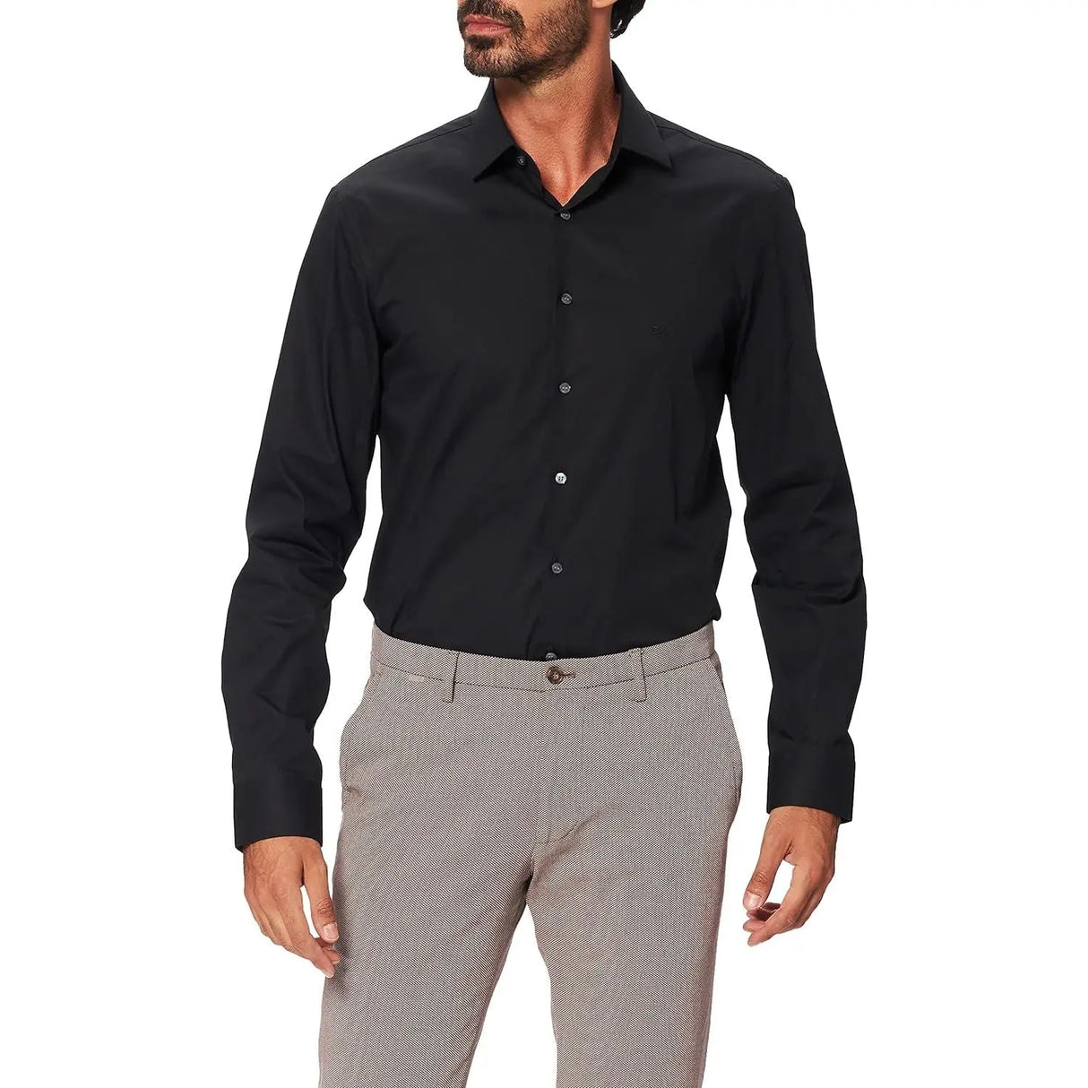 Camicia CALVIN KLEIN Uomo Nero CALVIN KLEIN Angolo dello Sport